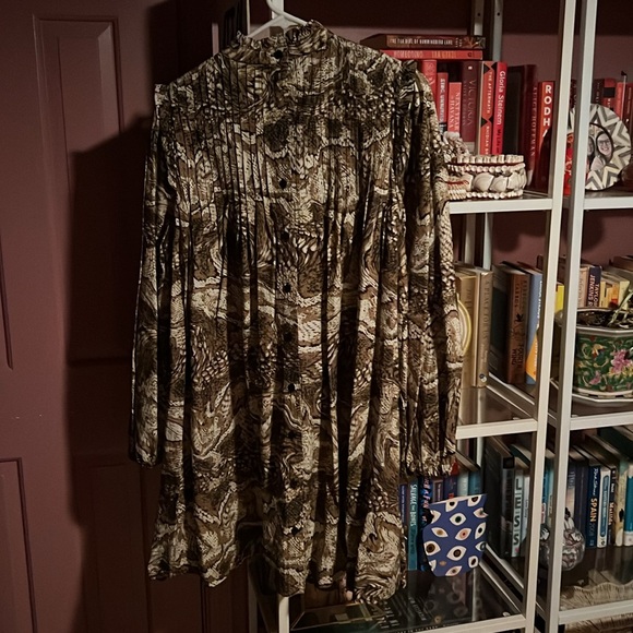 Ganni Snakeskin Print Dress - Picture 5 of 6